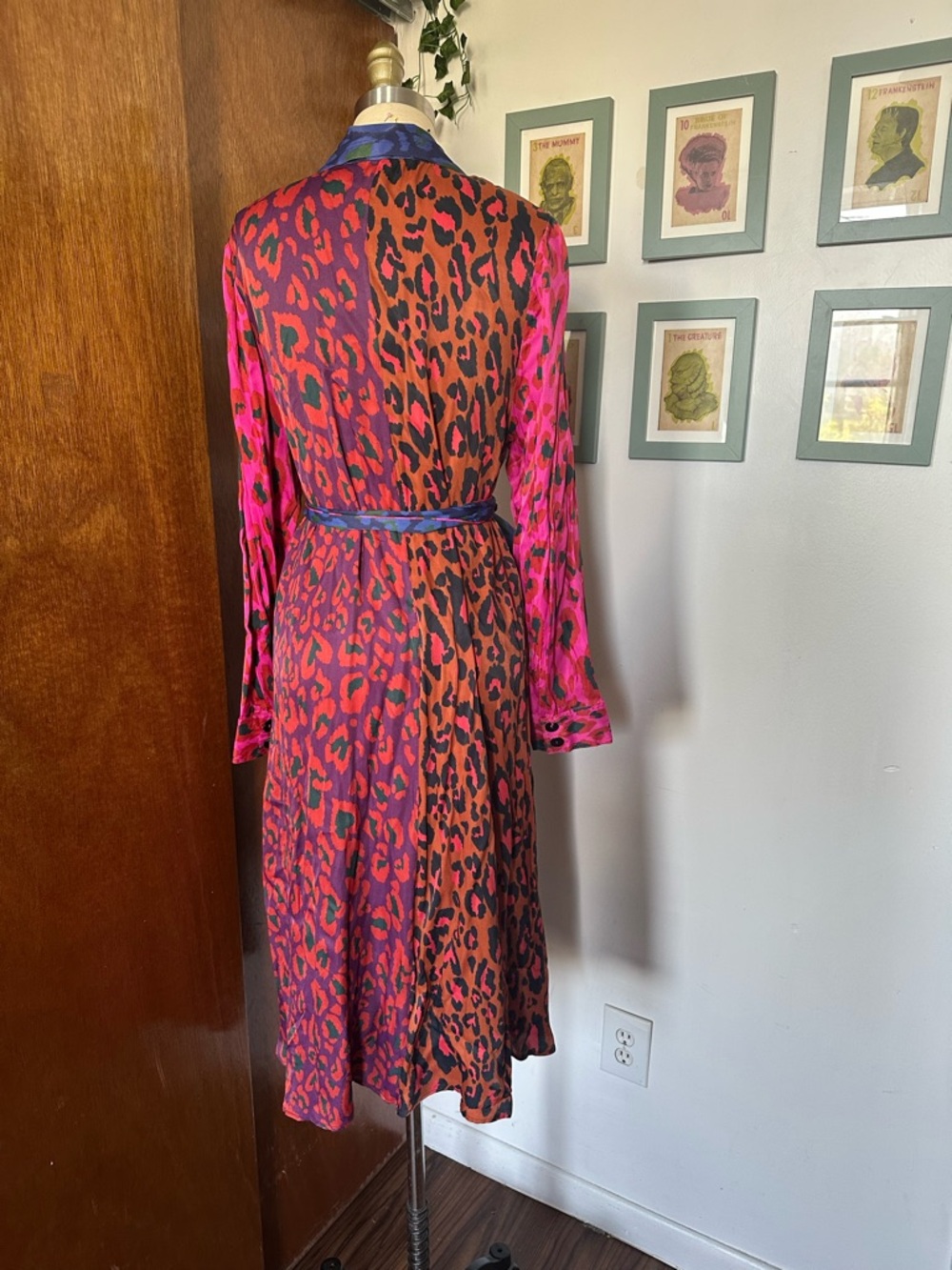 FARM Rio Multicolor Leopard-Style Button Dress - Picture 3 of 5